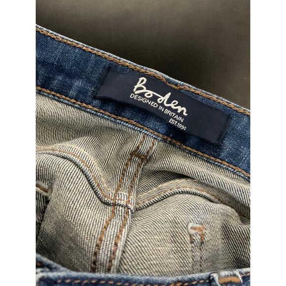 BODEN Jeans the Cavendish Girlfriend Blue size 10 - Picture 9 of 11